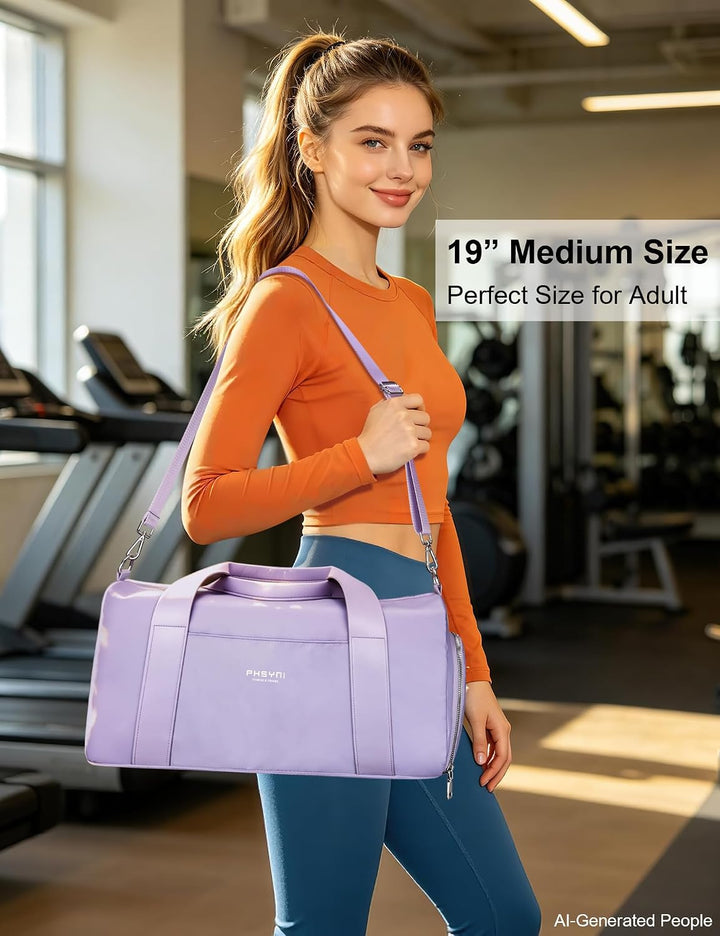 19 Zoll Sporttasche Reisetasche für Damen und Herren,wasserdichte Handgepäcktasche,Trainingstasche f