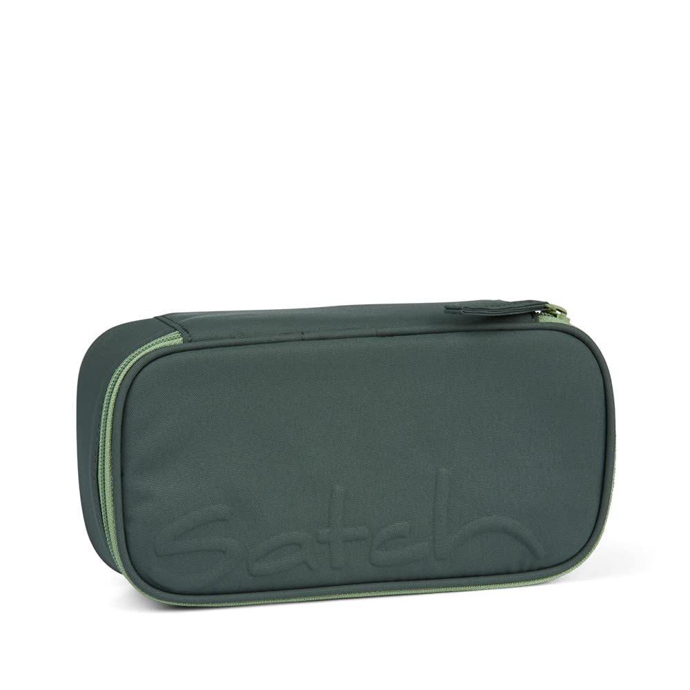 satch Schlamperbox Mäppchen gross, Trennfach, Geodreieck Be Brave - Grün, Be Brave - Grün