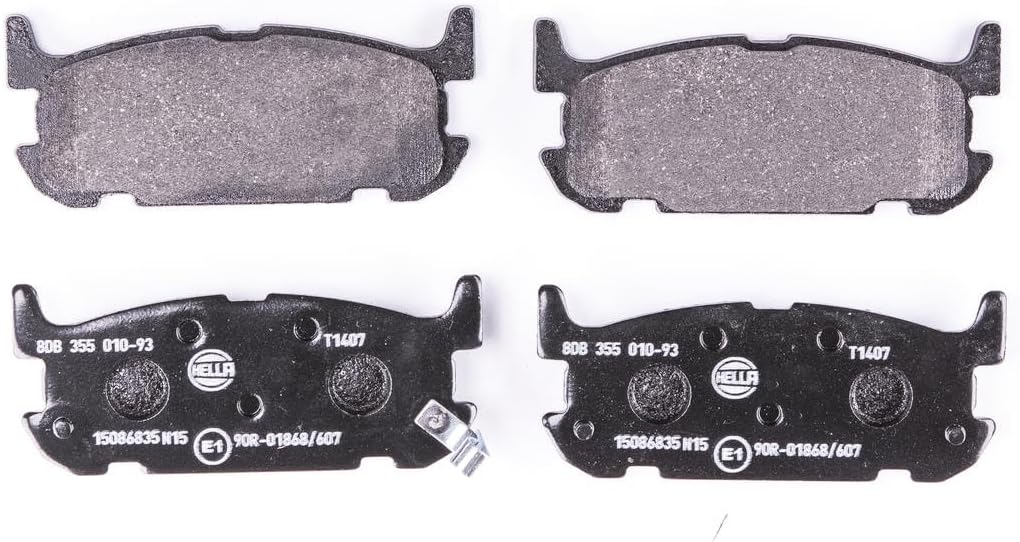 HELLA PAGID 8DB 355 010-931 Bremsbelagsatz - T1407 - Dicke/Stärke: 12.6mm - Bremssystem: Akebono - m