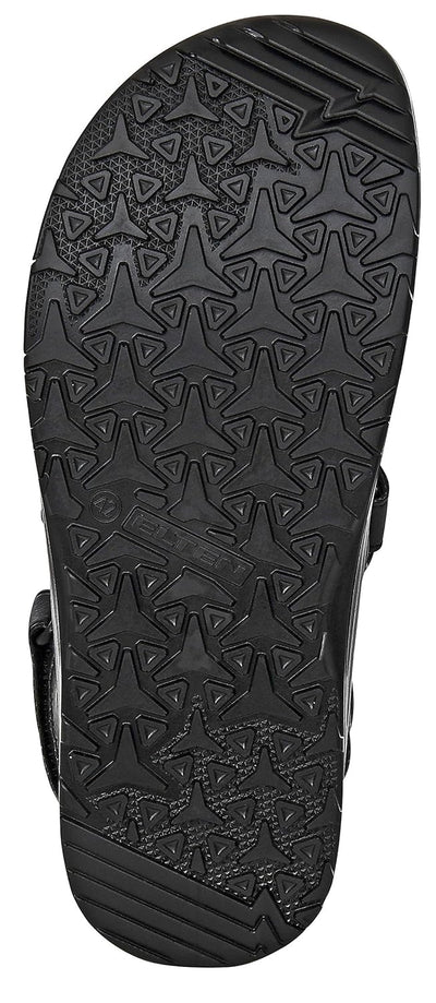 ELTEN Clog MICHEL black ESD SB, Damen und Herren, Textil, Stahlkappe, leicht, klassisch, Schwarz, Gr