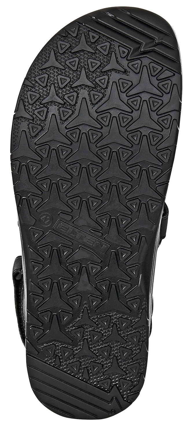 ELTEN Clog MICHEL black ESD SB, Damen und Herren, Textil, Stahlkappe, leicht, klassisch, Schwarz, Gr