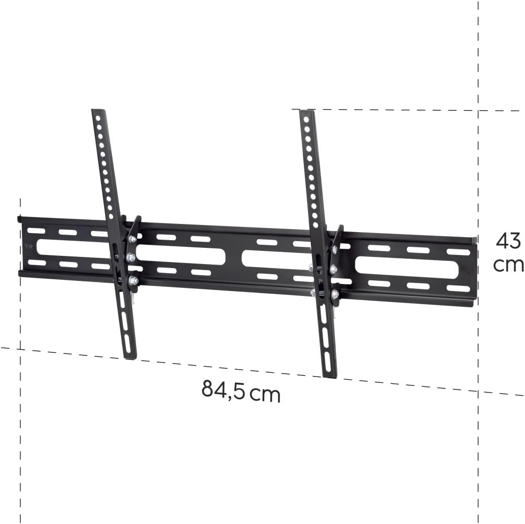 Hama TV Wandhalterung Neigbar (37 - 75 Zoll TV Halterung für grosse Fernseher bis zu 60 kg, max. VES