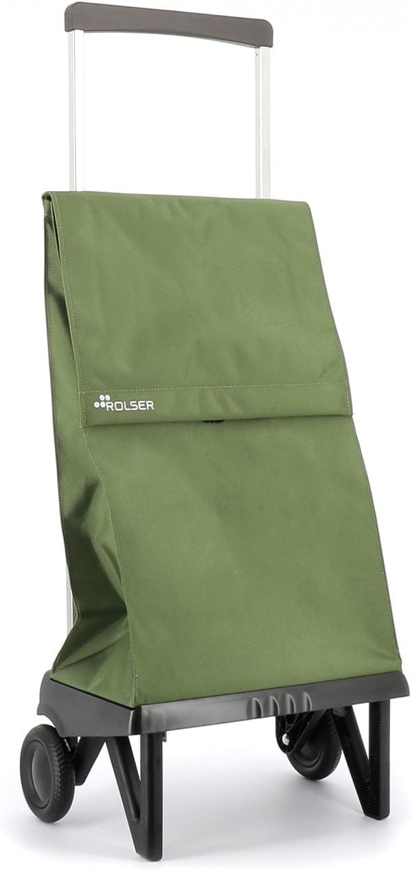 Klappbarer Einkaufstrolley Rolser Plegamatic MF 2 Räder - Kaki, Kaki
