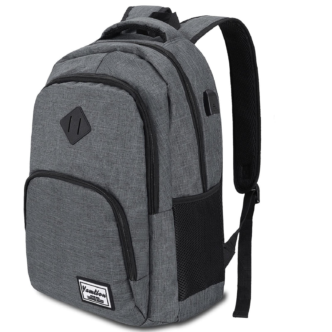 YAMTION 17.3 Zoll Laptop Rucksack Rucksack Schule Schulrazen Uni Schulrucksack Arbeit Rucksack (B6-D