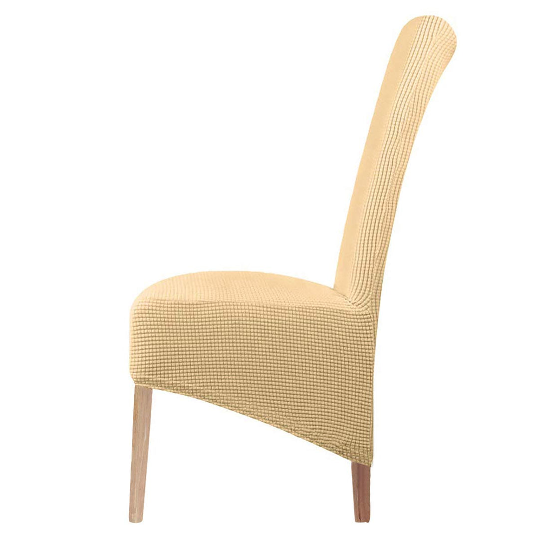 LANSHENG Stretch XL Stuhlhussen für Esszimmerstühle 2/4/6 Pcs Stuhl Schutzbezug, elastische Stuhl Pr