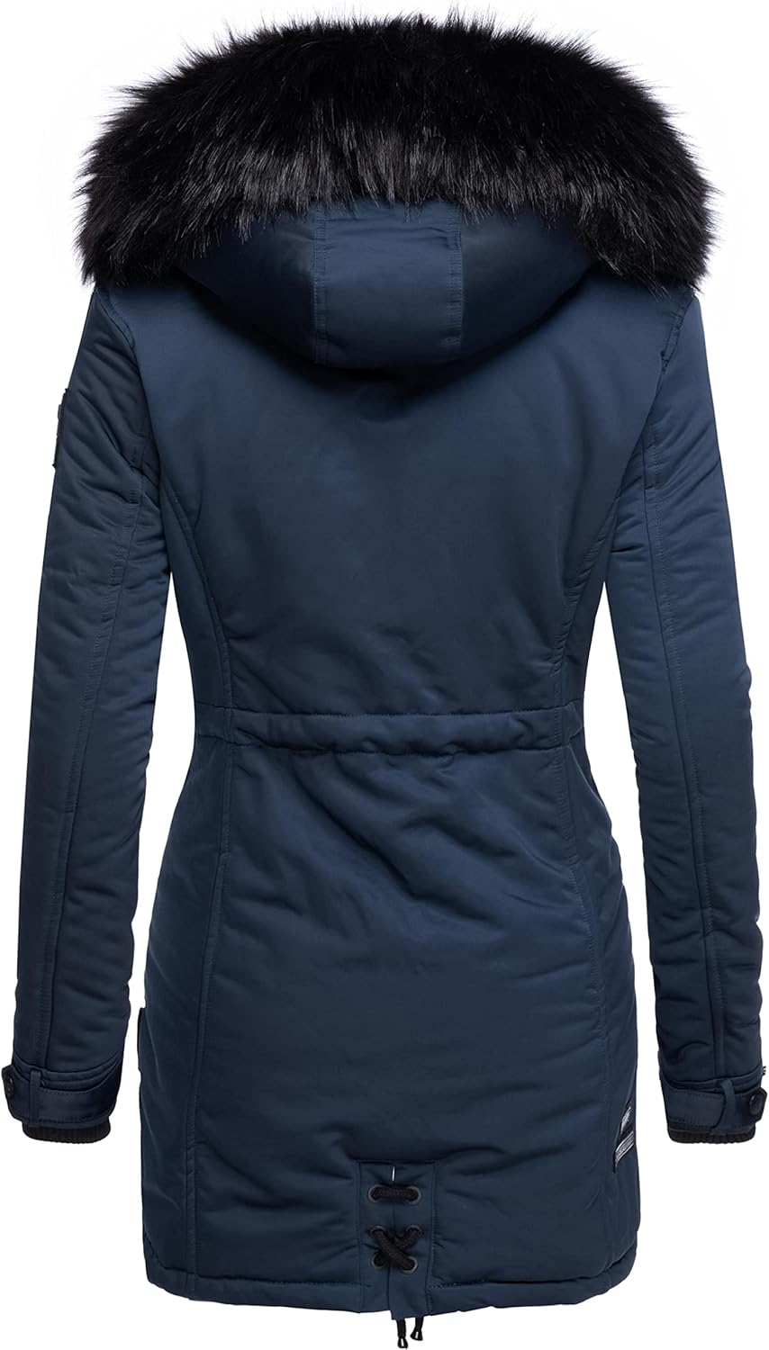Navahoo Damen Warmer Winterparka mit Kapuze Luluna Prc XS-XXL XS Blau, XS Blau