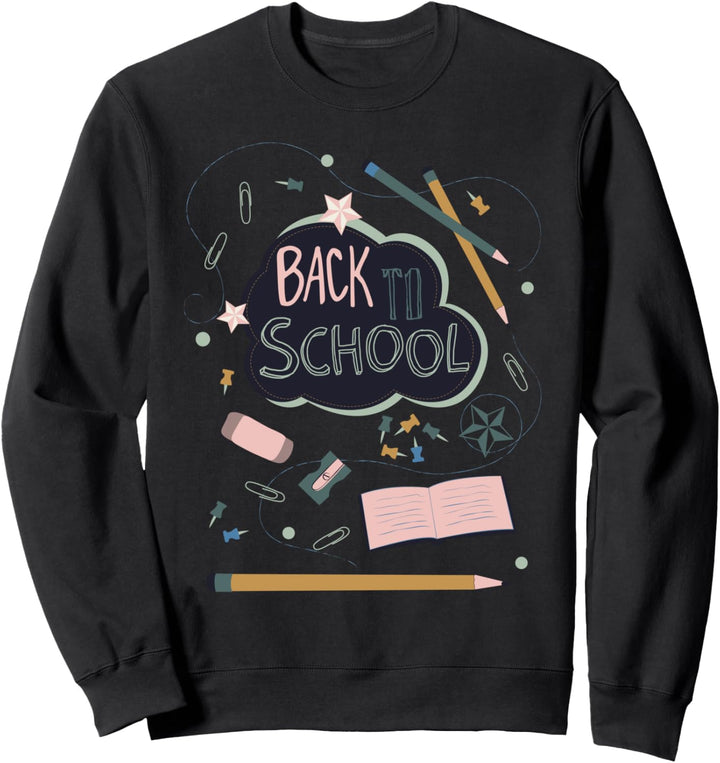 Willkommen zurück in der Schule Lehrer Schüler Kindergarten Sweatshirt