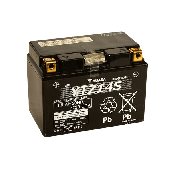 YUASA BATTERY YTZ14S Batterie (Preis inkl. EUR 7,50 Pfand)