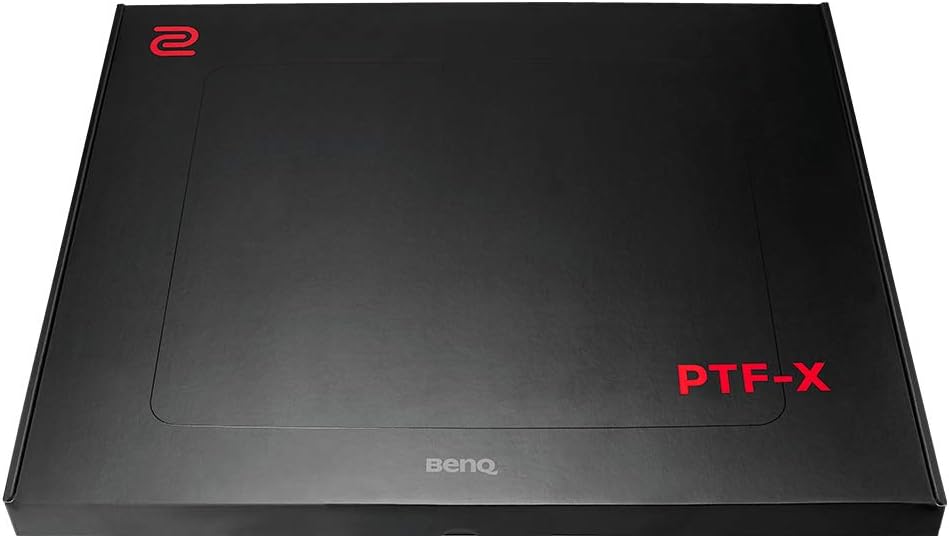 BenQ ZOWIE P-TF X Gaming-Mauspad für eSport, Schwarz Geringe Reibung 390L x 315B mm, Geringe Reibung