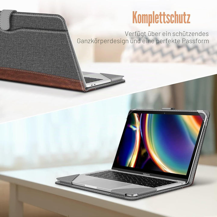 Fintie Hülle Kompatibel mit MacBook Air 13.6 (2026-2022 M5 M4 M3 M2), MacBook Air 13 (2020-2018 M1)