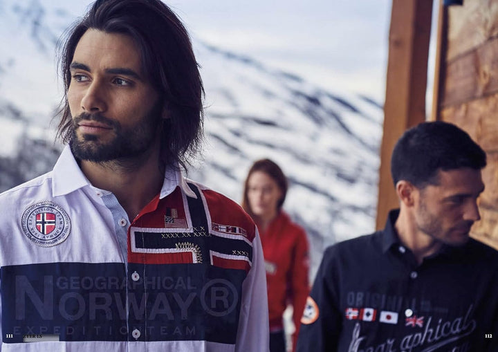 Geographical Norway Kutta Men Poloshirt Herren Klassisch Bedruckt Baumwolle Kurzarm Lässige Knopflei
