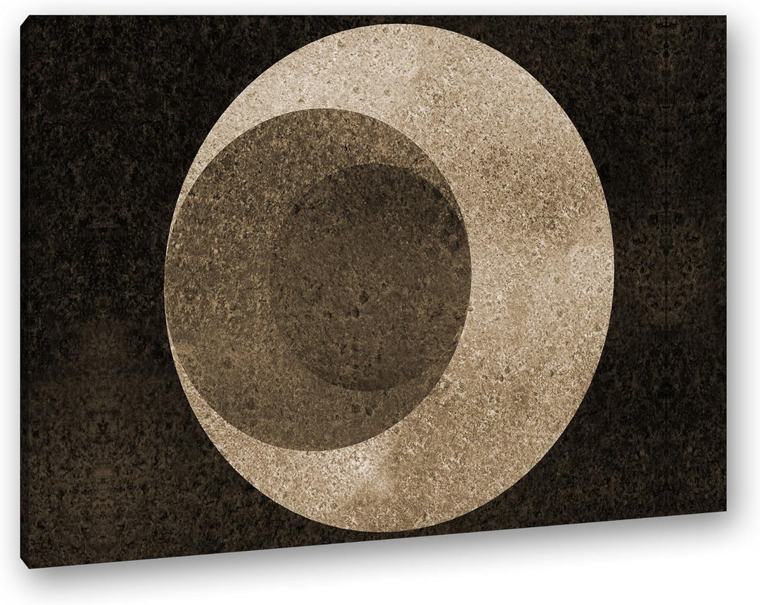 deyoli ausgefallene Kugel mit einem Loch Format: 80x60 Effekt: Sepia als Leinwandbild, Motiv fertig