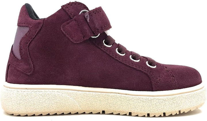 Geox Mädchen J Theleven Girl WpfSneaker 31 EU Prune, 31 EU Prune