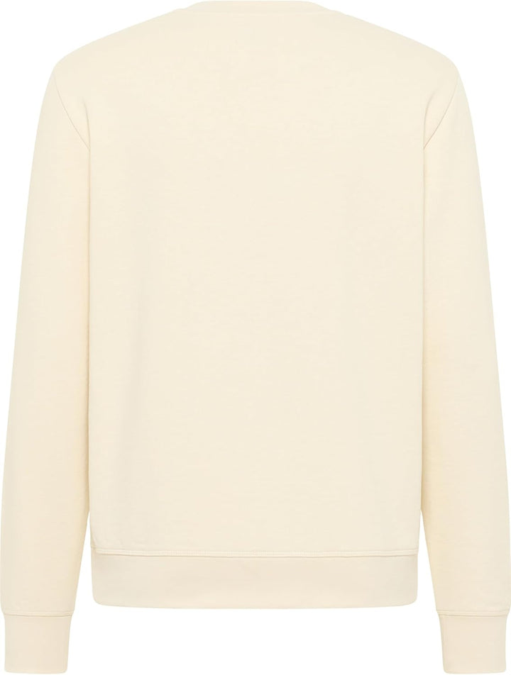 MUSTANG Herren Style Ben Crewneck Sweatshirt XXL White Asparagus 3000, XXL White Asparagus 3000