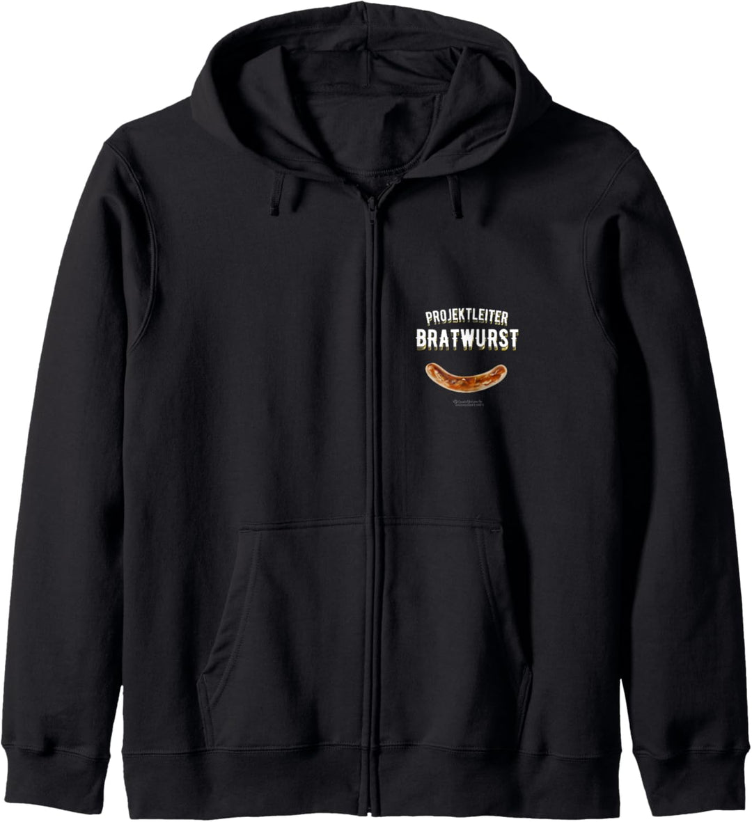 Grillen Spruch Projektleiter Bratwurst Original Grillen Kapuzenjacke