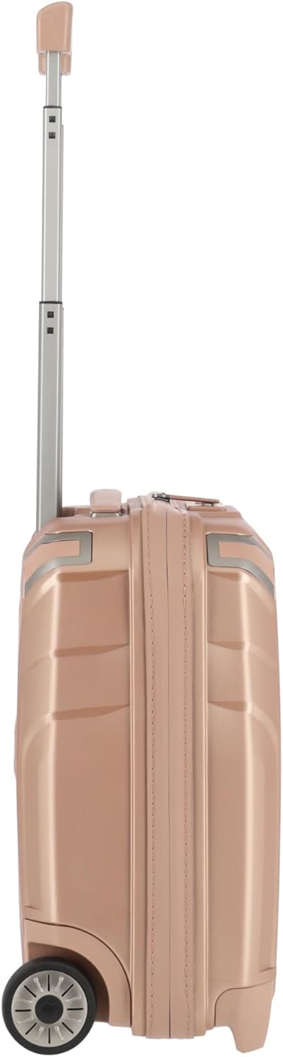 Travelite 2-Rad Handgepäck Laptop Trolley Hartschale mit recyceltem Innenfutter, Gepäck Serie ELVAA: