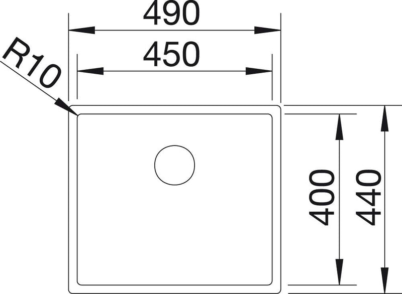 BLANCO CLARON 450-IF | Edelstahl | Einbauart: Einbau von Oben & Flächenbündig | ohne Ablauffernbedie