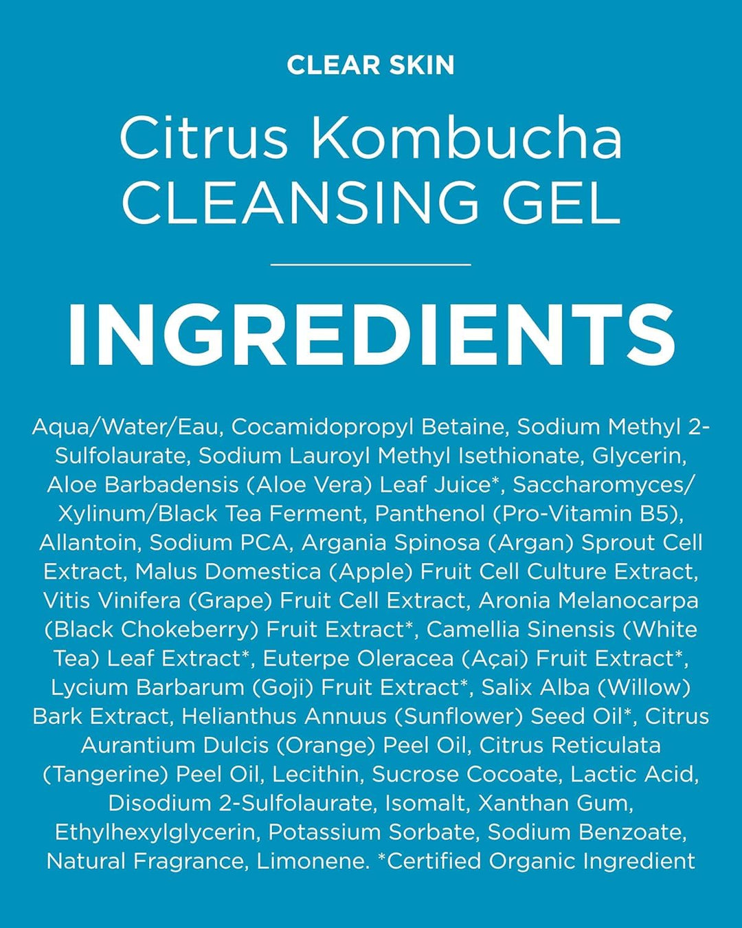 Andalou Naturals Kombucha Citrus Reinigungsgel 177 ml
