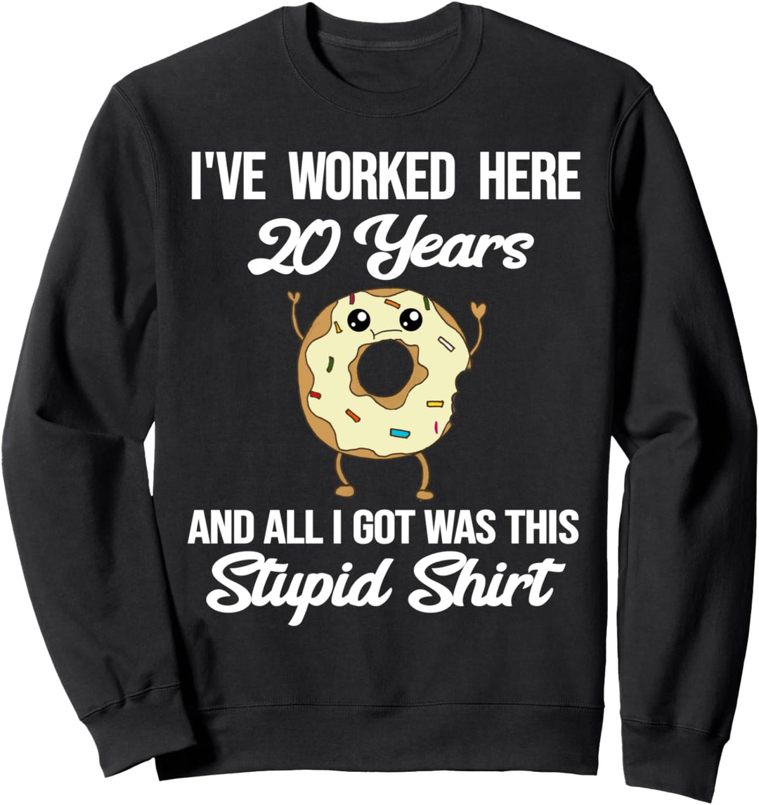 Lustige 20-jährige Arbeit Jubiläums-Wertschätzung, die Witz Sweatshirt