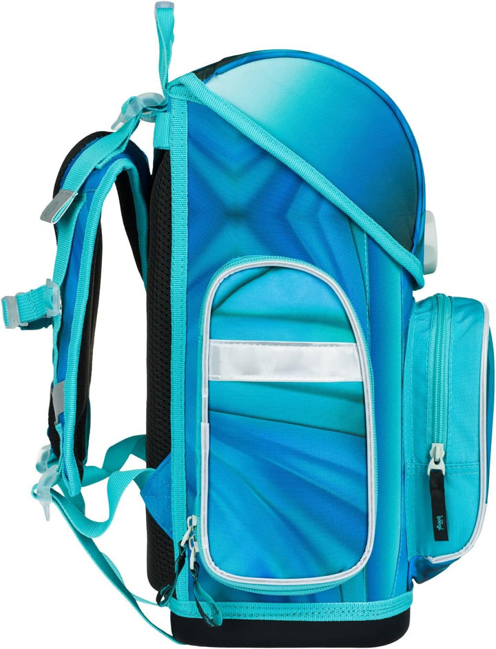 Baagl Schulranzen Jungen Mädchen für 1. Klasse (oder 2.Klasse), Ergo Schultasche Jungs Mädchen Grund