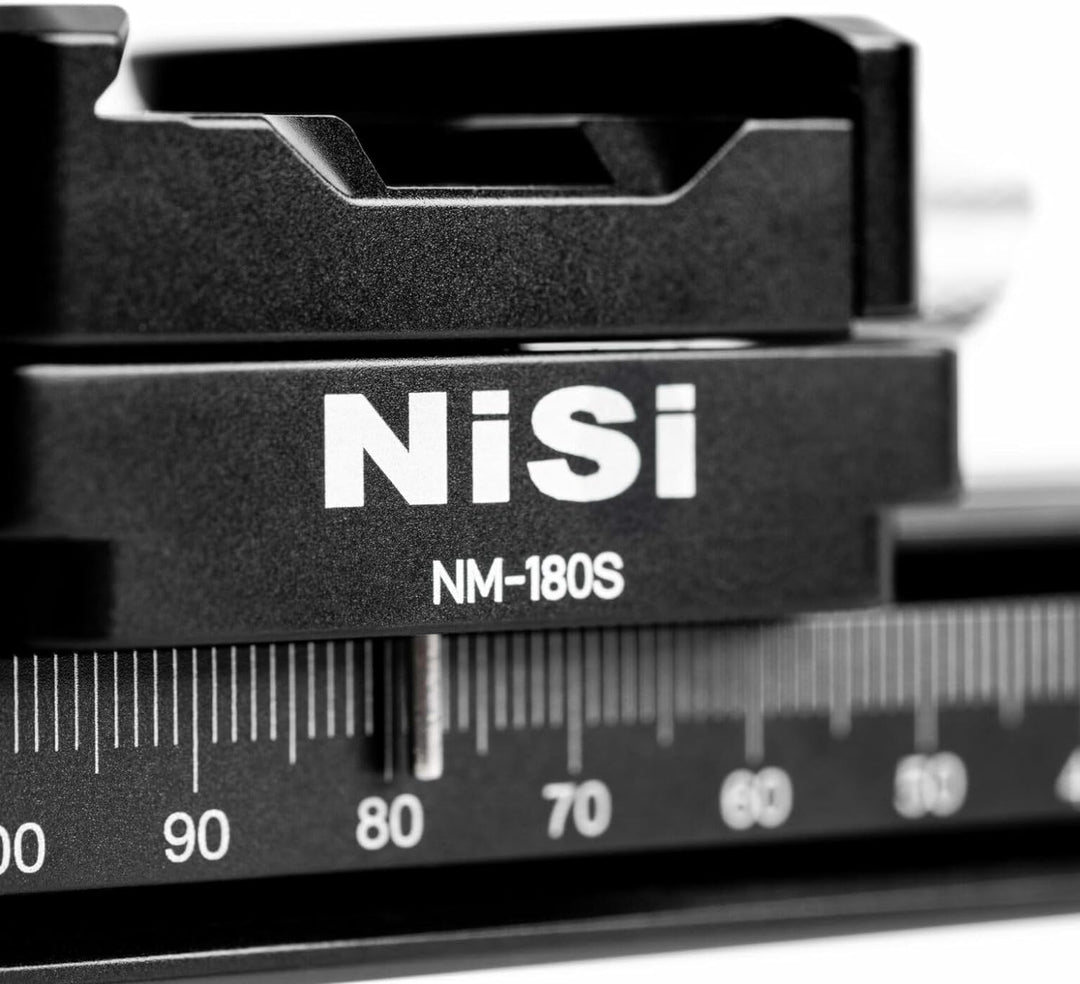 NiSi NM180 Makro Fokussierschiene - 360° Rotierbar Stabiler Makroschlitten/Makro Einstellschlitten/M
