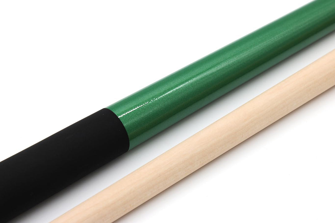 Billard Zubehör Billardqueue Pool Queue Element, 2-teilig, 146 cm, 18 oz Grün, Grün