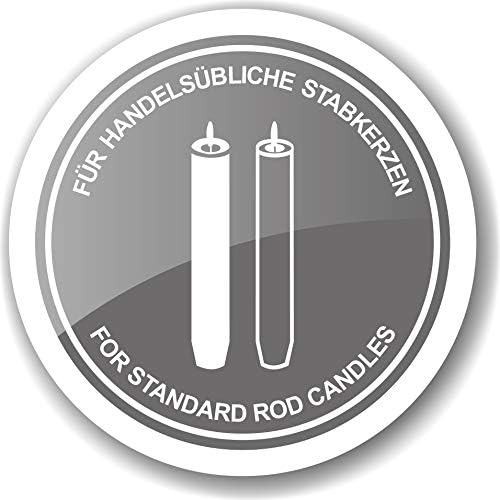 EDZARD Kerzenleuchter Regina (H 36 cm) in Silber 3-flammig - Kerzenhalter, Kerzenständer für den Adv