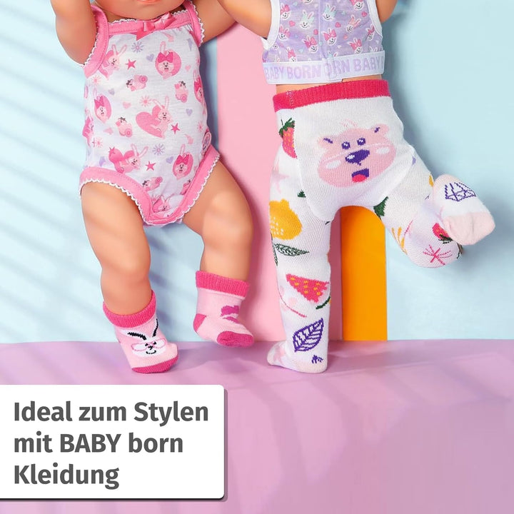 Baby Born Strumpfhose und Socken im Set für 43 cm Puppen, Set Nicht frei wählbar 836064 Zapf Creatio