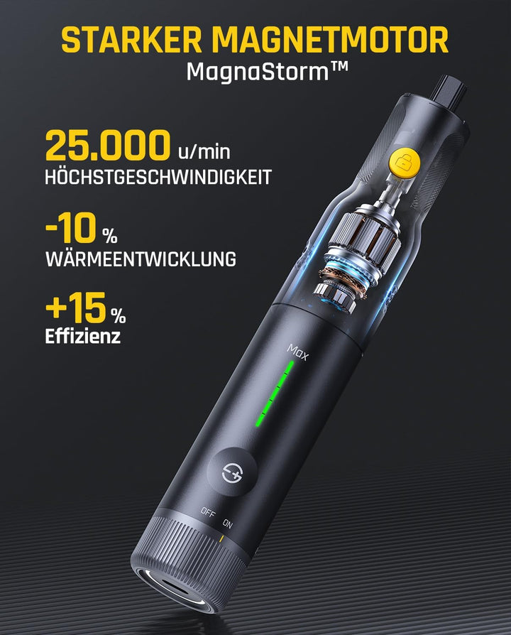 Fanttik F2 PRO Akku Multifunktionswerkzeug, starker Magnetmotor, Revostor-Hub, Rotationswerkzeug Set