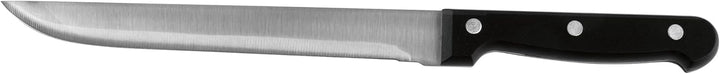 GOURMETmaxx Messerblock 6-tlg. | Edelstahl-Küchenmesser inkl. Koch-, Brot-, Santoku-, Tranchier- & S