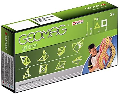 GEOMAG Glow 22 teile Magnetisches spielzeug für Kinder, Geschenk für Jungen und Mädchen im Alter von