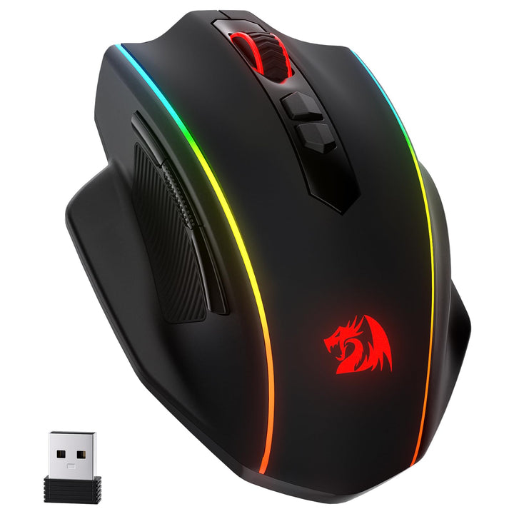 Redragon M686 Vampire Elite Kabellose Gaming Maus, 16000 DPI Kabelgebunde/Kabellose Maus mit Profess
