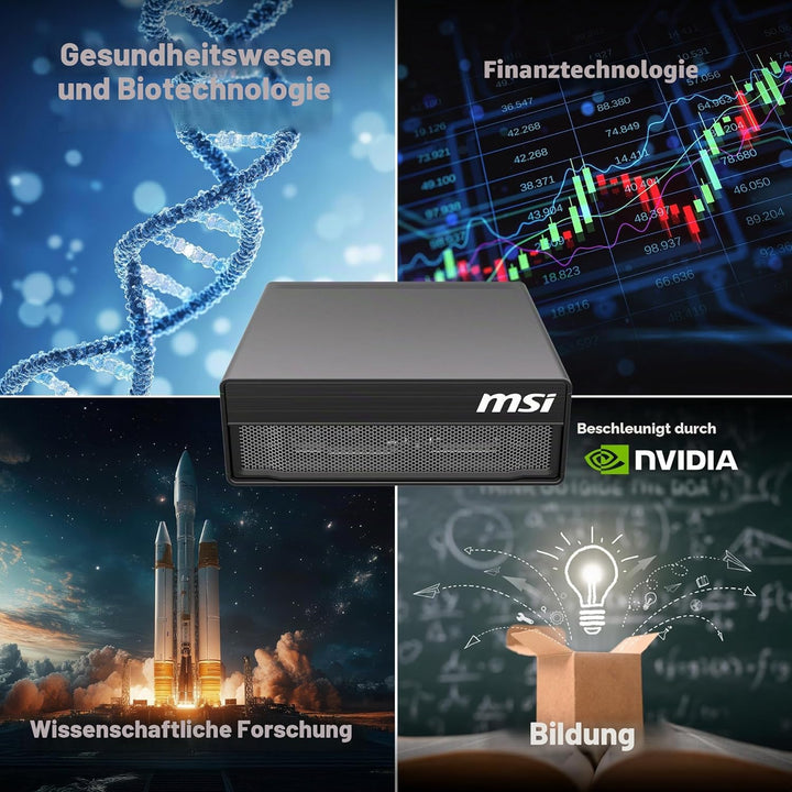 MSI EdgeXpert AI EdgeXpert AI Supercomputer basierend auf NVIDIA DGX Spark 20-Core ARM CPU, 128GB LP