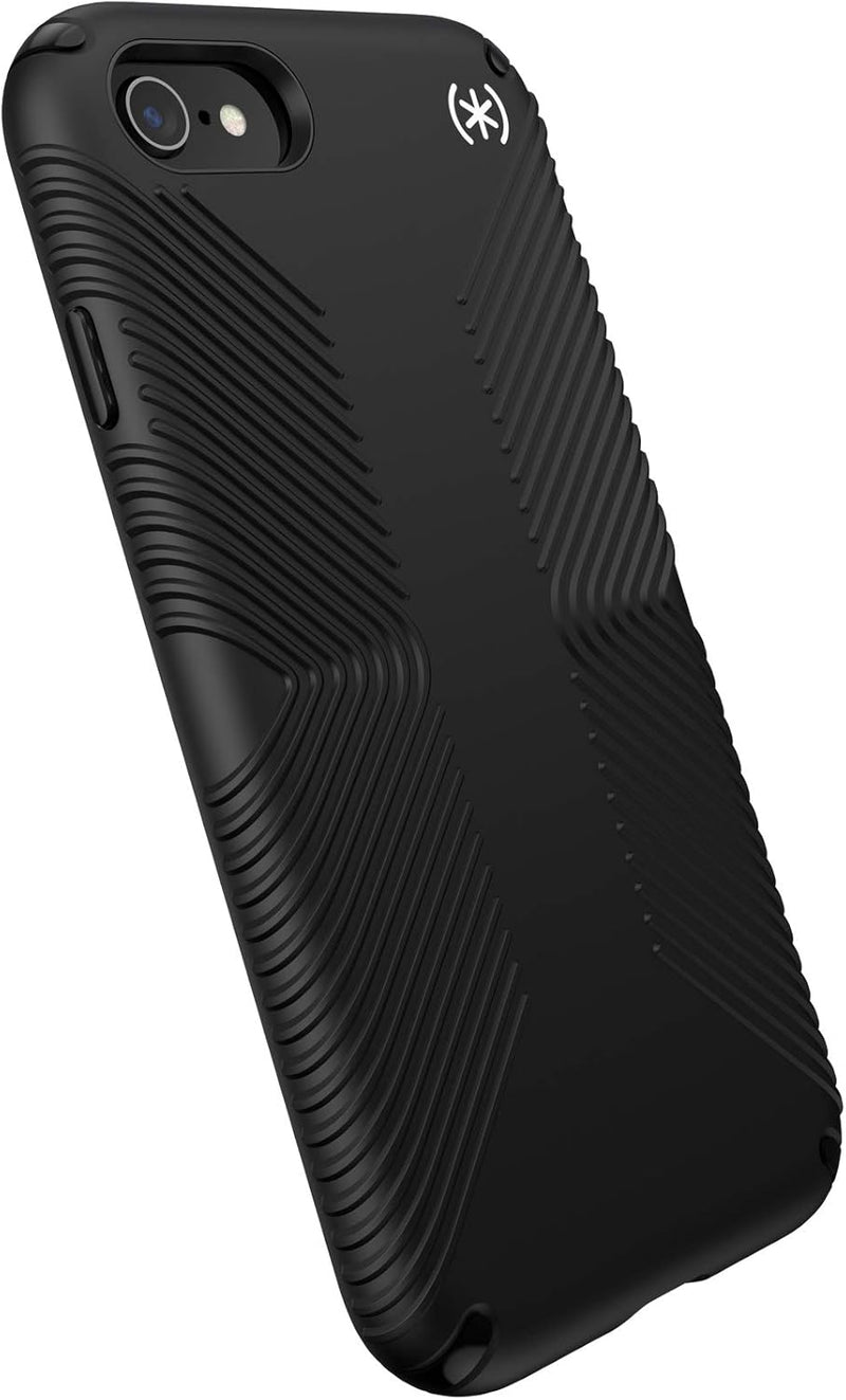 Speck-Produkte Presidio2 Grip-Schutzhülle, kompatibel mit iPhone SE (2020)/iPhone 8/iPhone 7, Schwar