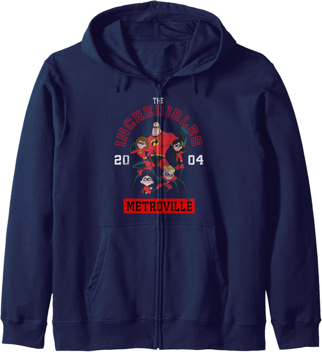 Disney Pixar Incredibles Collegiate Family Kapuzenjacke