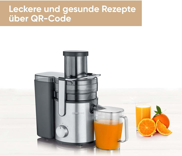 SEVERIN ES 3570 Entsafter (800 W, mit 1,1 L Saftbehälter)
