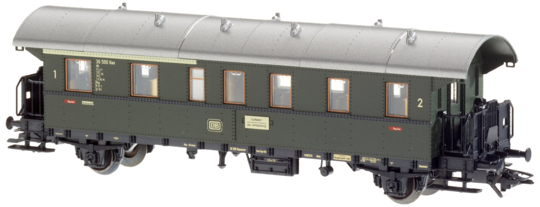 Märklin 4313 H0 Personenwagen der DB ABi. 1./2. Klasse, Grün, Grau, Schwarz