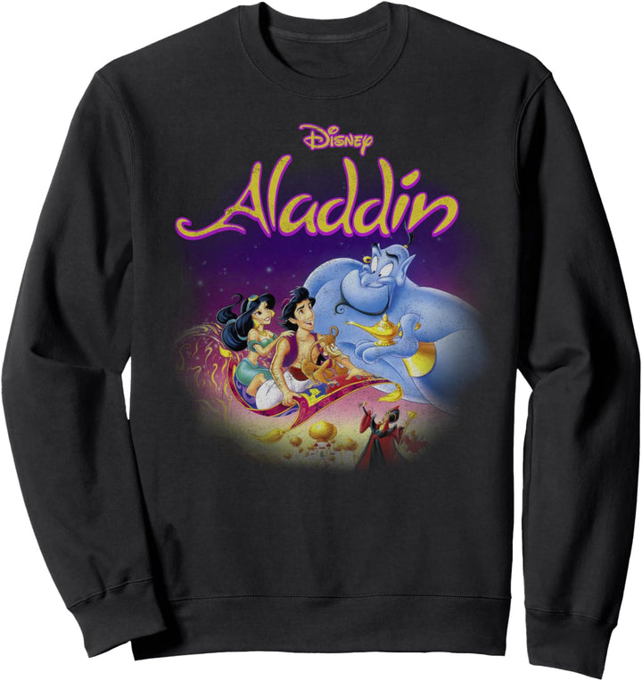 Disney Aladdin Group Shot Classic Movie Poster Sweatshirt
