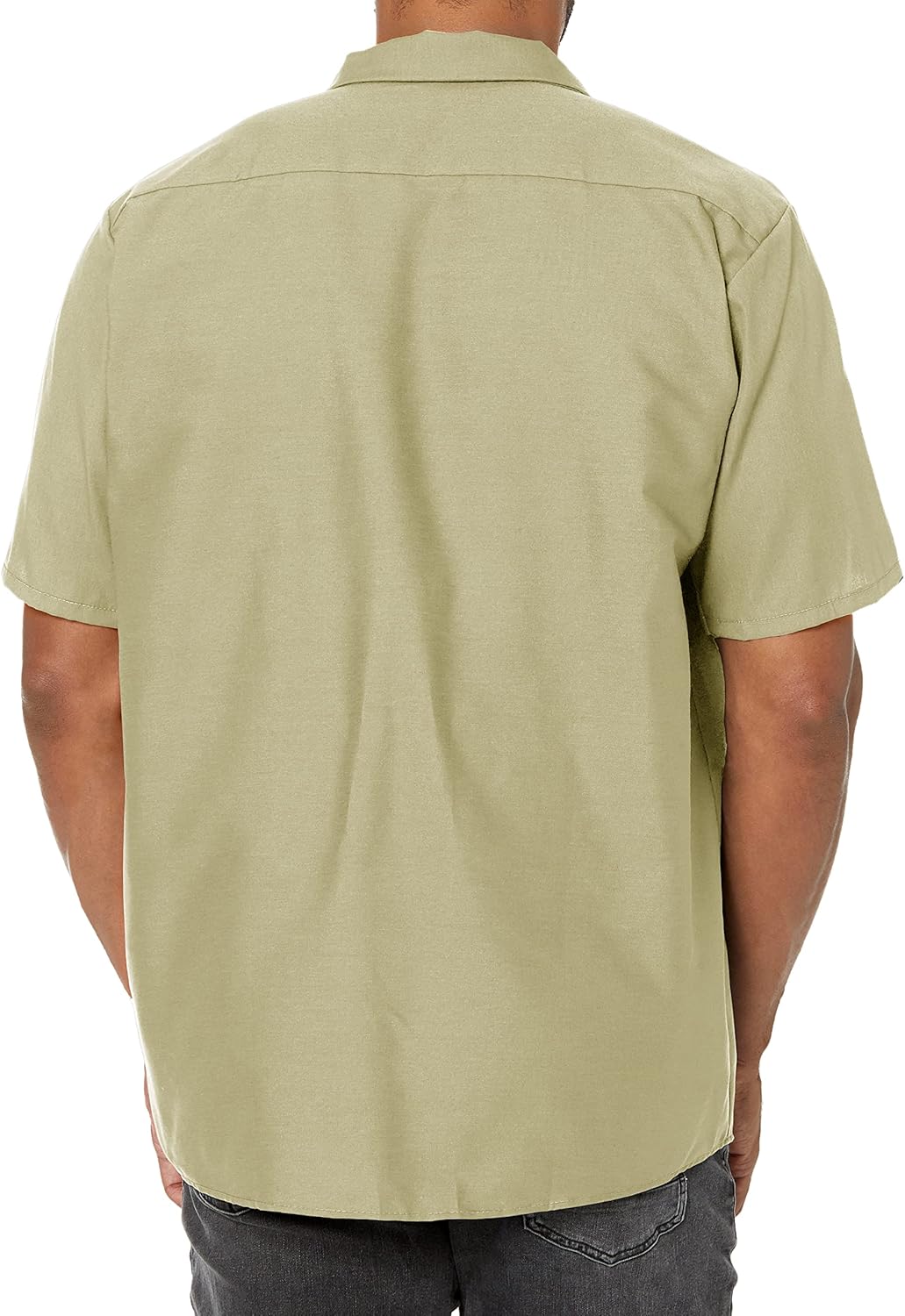 Red Kap Industrielles Arbeitshemd für Herren, Normale Passform, kurzärmelig XL Khaki, XL Khaki