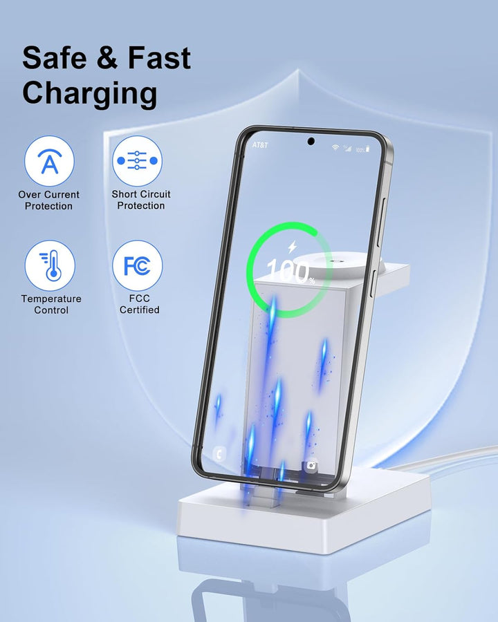 Ladestation für mehrere geräte - NANAMI 30W USB C Schnellladestation kompatibel mit Samsung Watch un