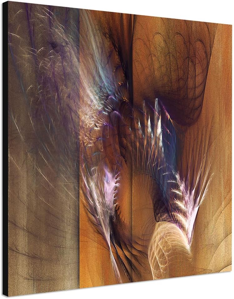 Paul Sinus Art Bild auf Leinwand Abstrakt305_60x60cm - Das Schlüsselerlebnis - Abstraktes Motiv quad