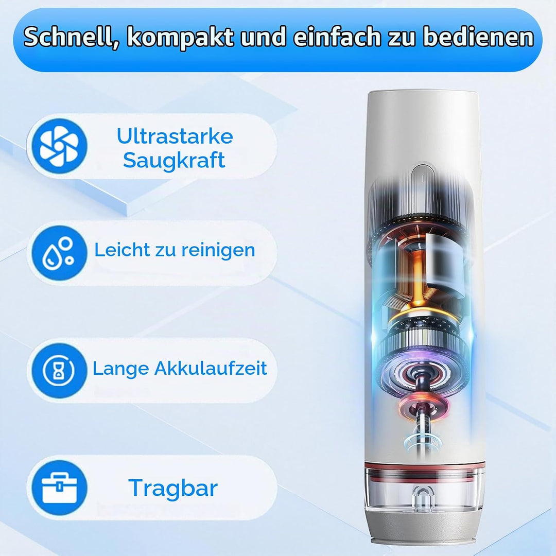 Vakuumierer, Vakuumiergerät Mit 30 Beuteln Hand Vakuumierer Wiederaufladbar Vakuumierstab USB Ladeka
