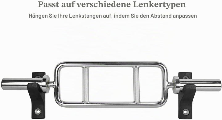 Luwint Horizontaler Langhantelhalter zur Wandmontage, 1 Stange/2 Stangen Einstellen