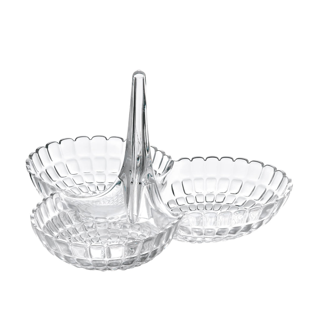 Guzzini - Tiffany, Vorspeisenteller - Transparent, 25 x 23,5 x h15,5 cm - 19920000 25 x 23.5 x h15.5