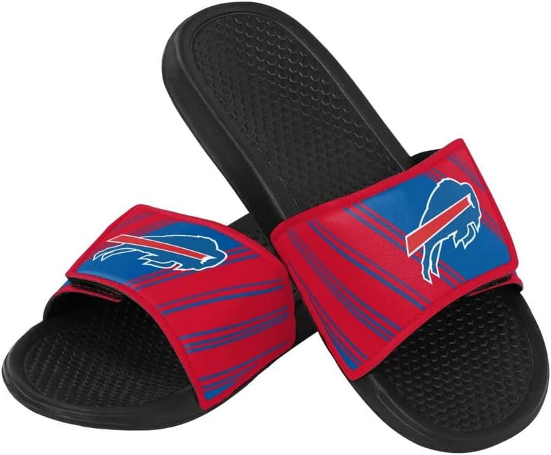 Fanatics Foco NFL Team Legacy Slides Badelatschen 46-48 Buffalo Bills, 46-48 Buffalo Bills