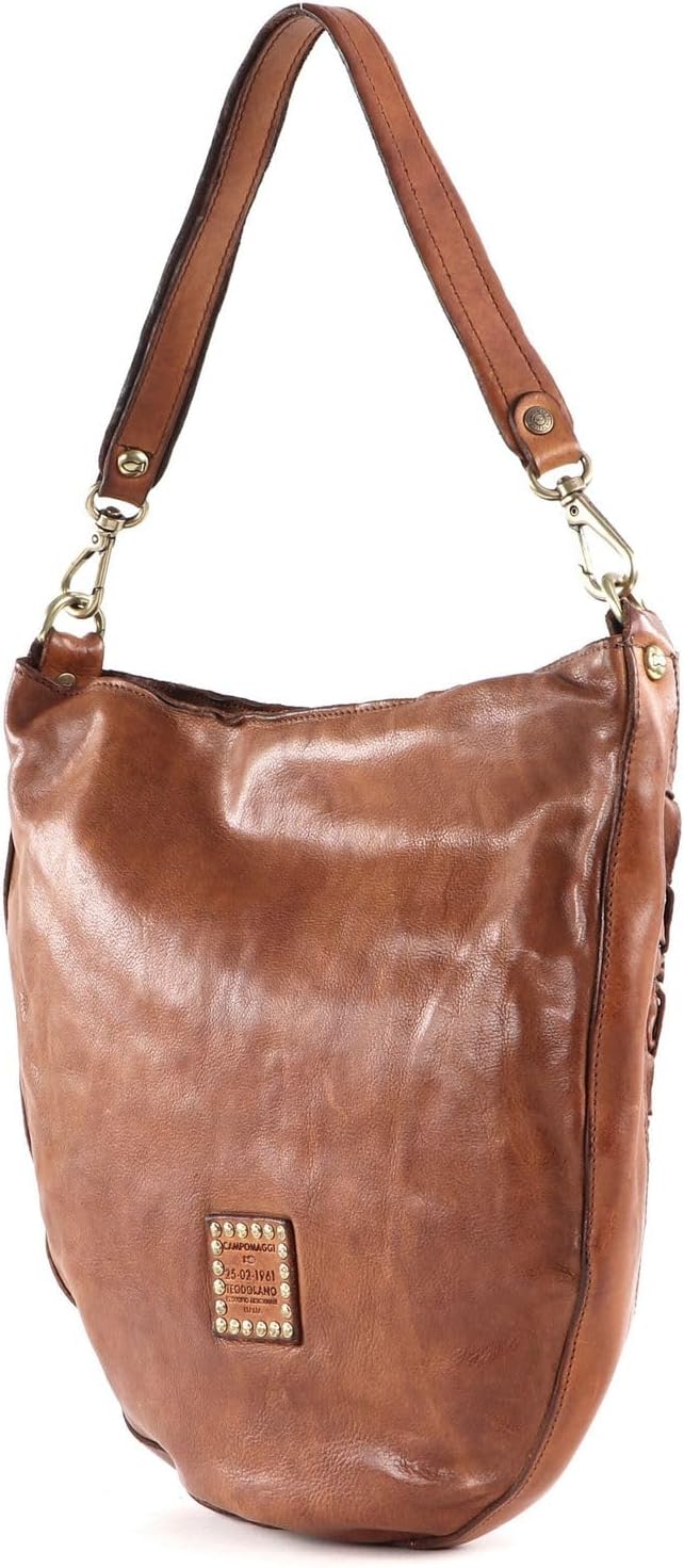 Campomaggi Schultertasche Leder 32 cm