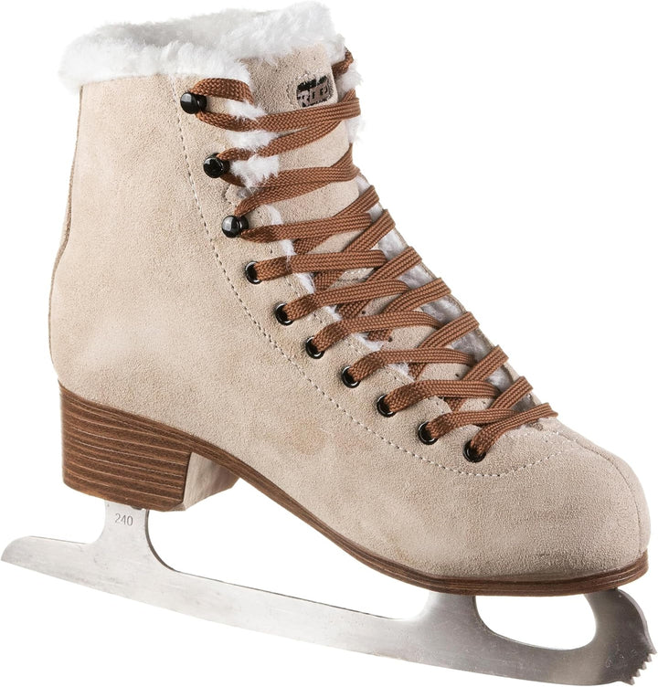 ROCES Damen Suede Eco-fur Freizeit-Schlittschuh 40 suedebrown, 40 suedebrown