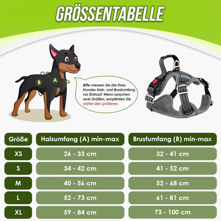 Eyein No-Pull Hundegeschirr, Air-Mesh Atmungsaktiv Brustgeschirr für kleine, mittelgrosse und grosse