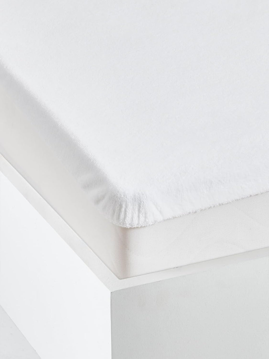 Vertbaudet Matratzenschoner, Mikrofaser, wasserdicht, weich, 40 x 80 cm, Weiss 40_x_80_cm Weiss, 40_