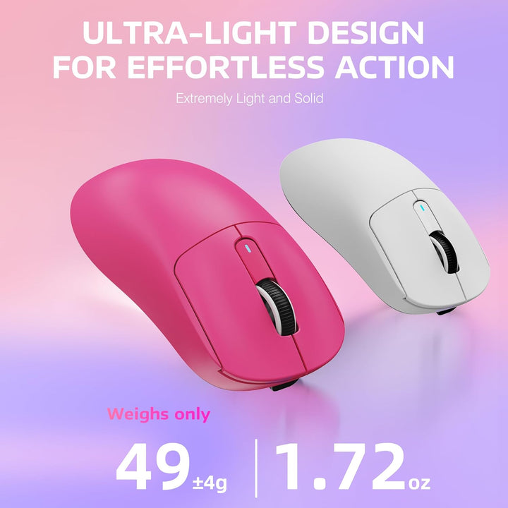 VGN GAMEPOWER x Attack Shark X3 Superlight Kabellose Gaming-Maus, 49g Ultraleicht Mouse, 26000DPI, P